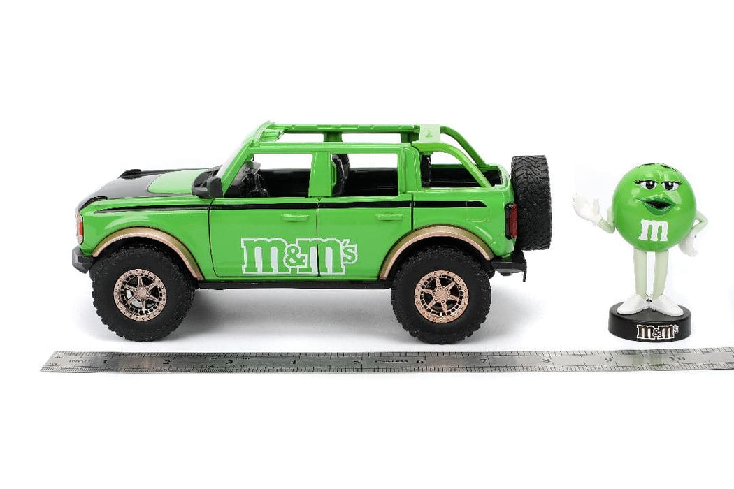 JAD35473 Jada 1/24 "Hollywood Rides" - M&M's - 2021 Ford Bronco
