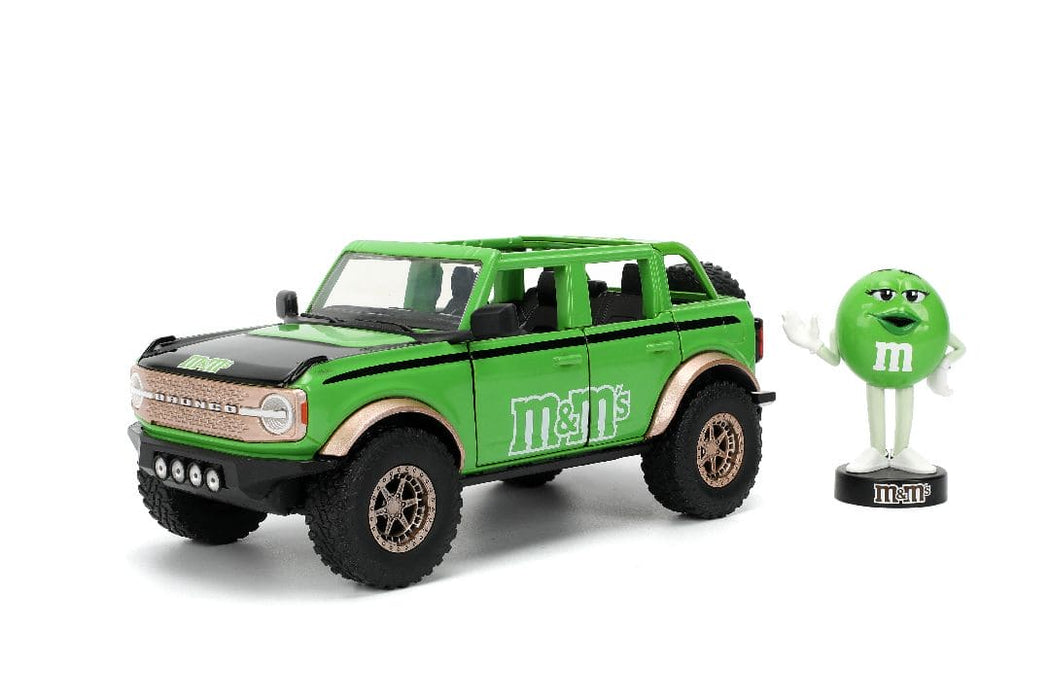 JAD35473 Jada 1/24 "Hollywood Rides" - M&M's - 2021 Ford Bronco
