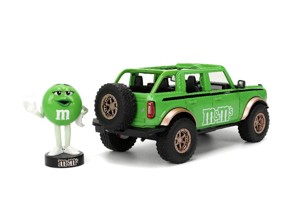 JAD35473 Jada 1/24 "Hollywood Rides" - M&M's - 2021 Ford Bronco