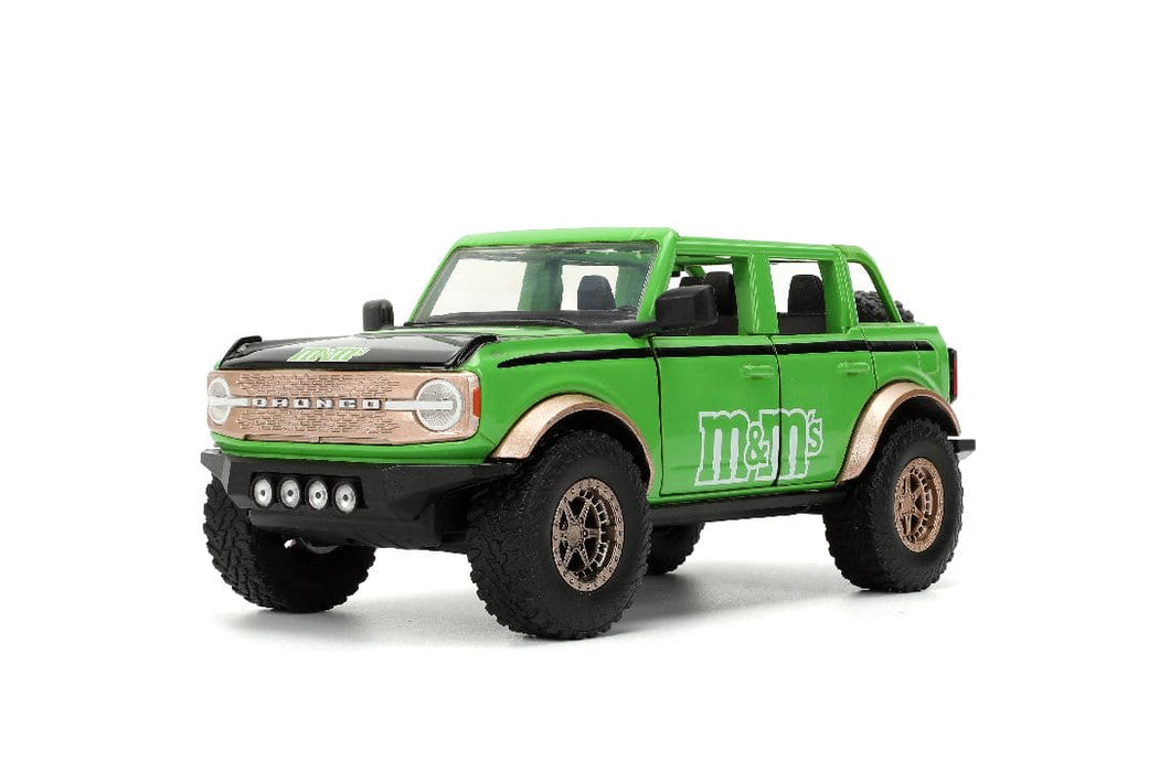 JAD35473 Jada 1/24 "Hollywood Rides" - M&M's - 2021 Ford Bronco