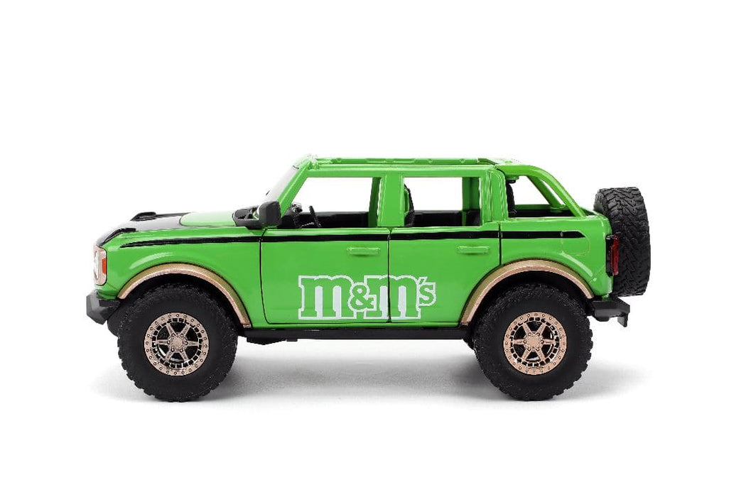 JAD35473 Jada 1/24 "Hollywood Rides" - M&M's - 2021 Ford Bronco