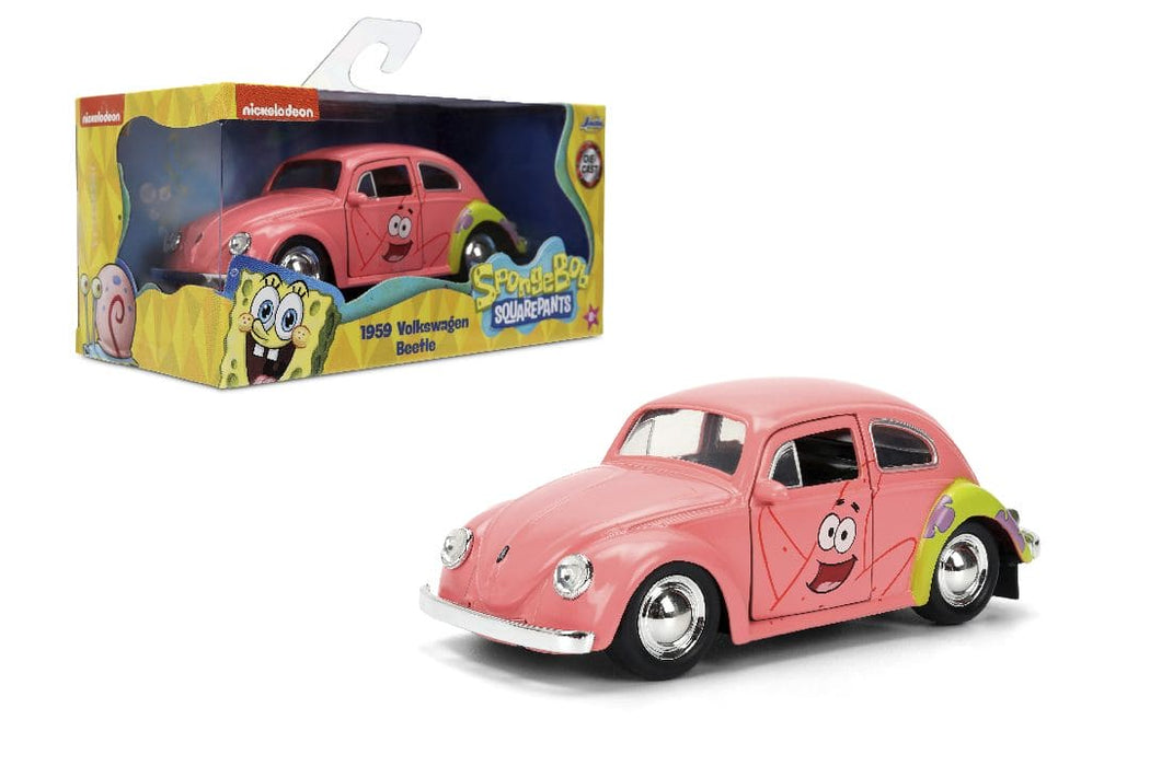 JAD35479 Jada 1/32 "Hollywood Rides" Spongebob 1959 Beetle (Patrick)
