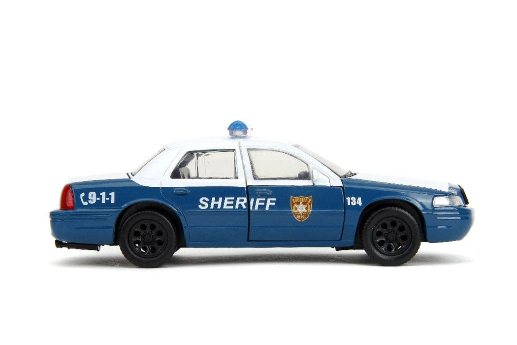 JAD35728 Jada 1/32 "Hollywood Rides" The Walking Dead Crown Vic Sheriff