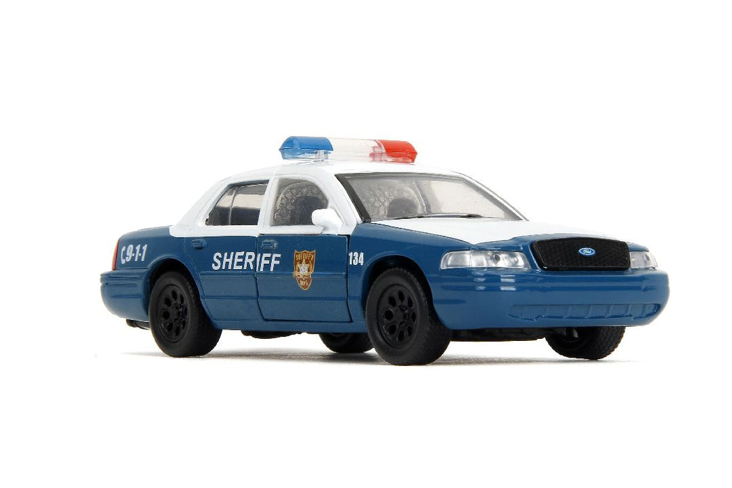 JAD35728 Jada 1/32 "Hollywood Rides" The Walking Dead Crown Vic Sheriff