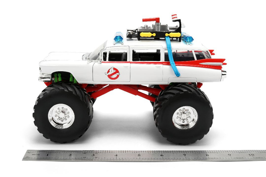 JAD35943 Jada 1/24 "Hollywood Rides" Ghostbusters ECTO-1 (Monster Truck)