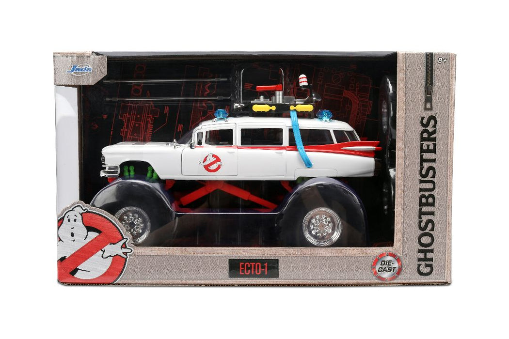 JAD35943 Jada 1/24 "Hollywood Rides" Ghostbusters ECTO-1 (Monster Truck)
