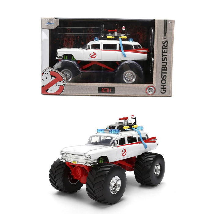 JAD35943 Jada 1/24 "Hollywood Rides" Ghostbusters ECTO-1 (Monster Truck)