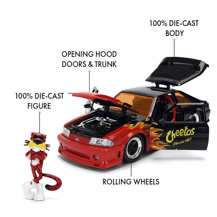 JAD36255 Jada 1/24 "Hollywood Rides" - 1989 Mustang GT w/Chester