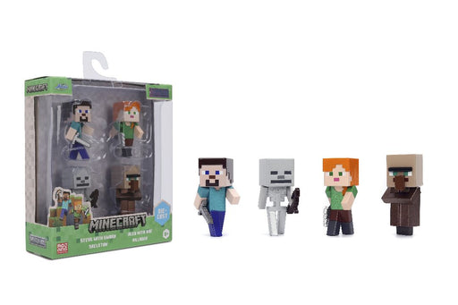 JAD36266 Jada 2.5" Metalfigs - Minecraft 4-Pack Wave 3