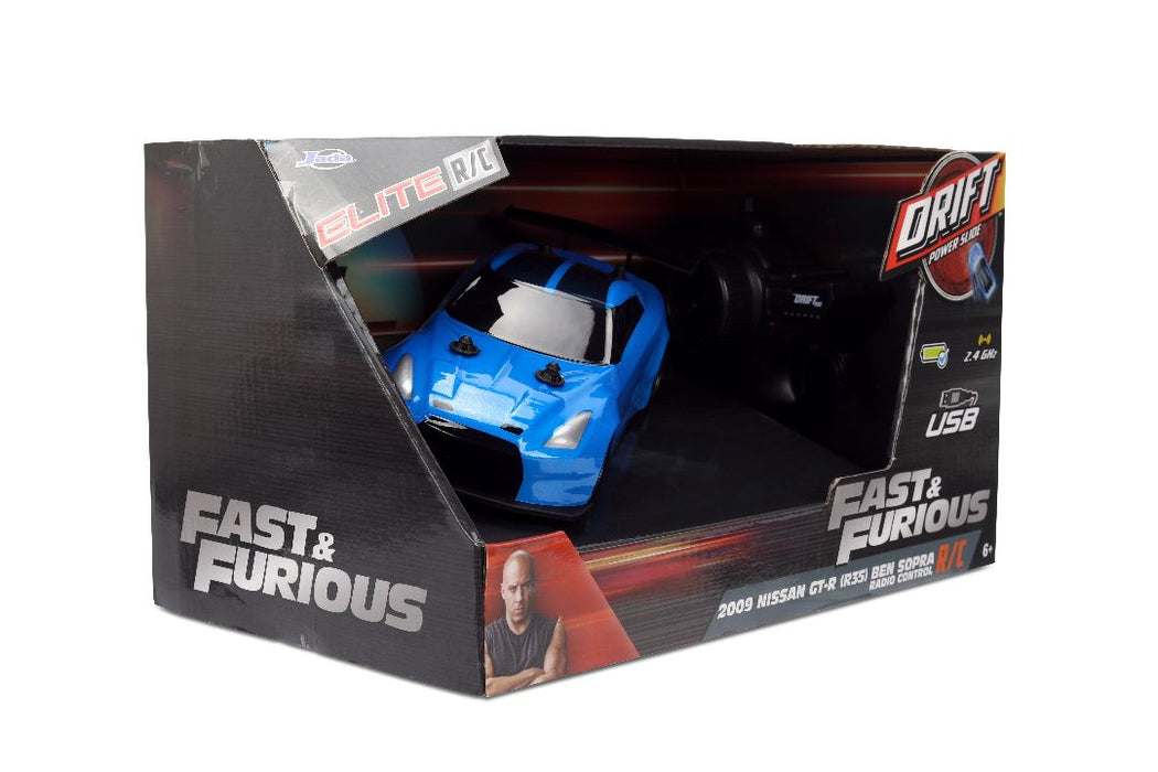 JAD36314 Jada 1/24 FF DRIFT R/C - BRIAN's Nissan GT-R R(35) Ben Sopra
