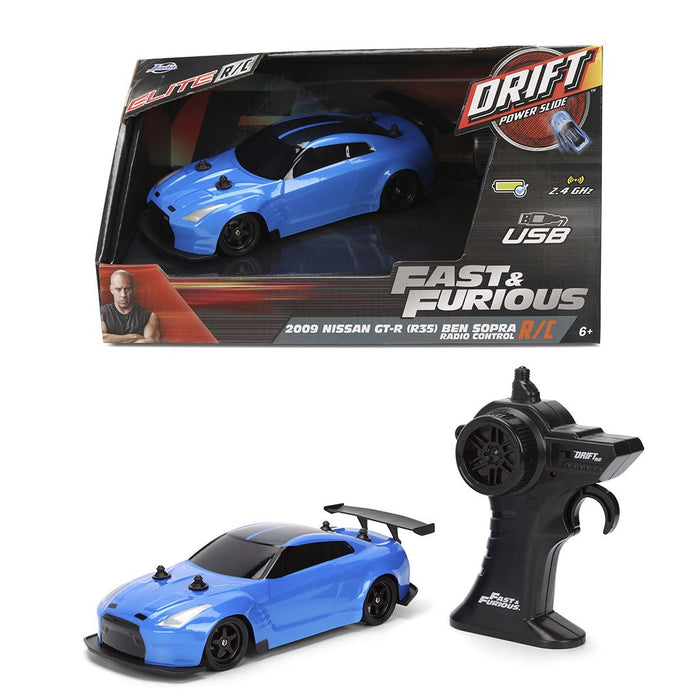 JAD36314 Jada 1/24 FF DRIFT R/C - BRIAN's Nissan GT-R R(35) Ben Sopra