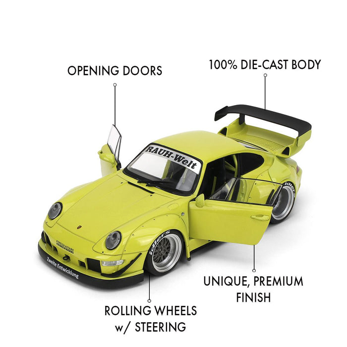 JAD36472 Jada 1/18 "Pink Slips" W7 - Porsche RWB Genki