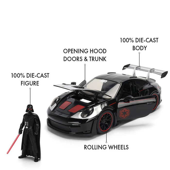 JAD36477 Jada 1/24 "Hollywood Rides" SW - Porsche 911 GT3 RS DARTH VADER