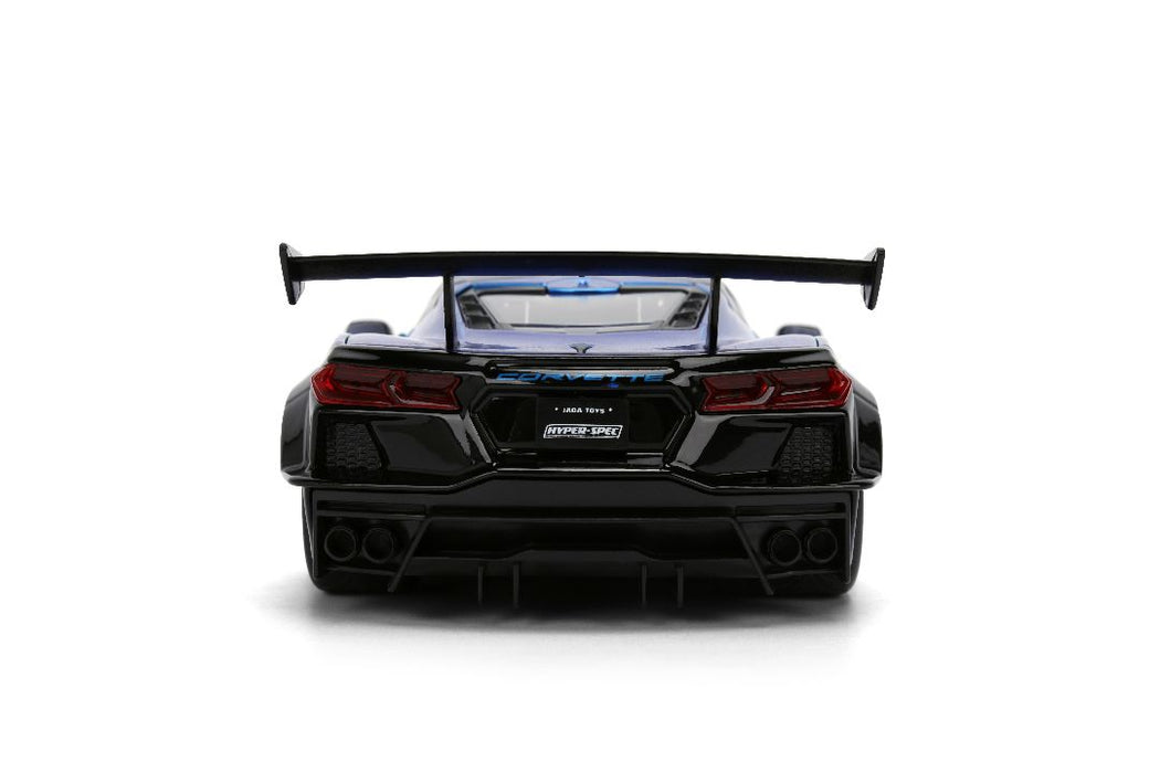 JAD36496 Jada 1/24 "Hyper-Spec" - 2023 Chevy Corvette C8 - Liberty Walk