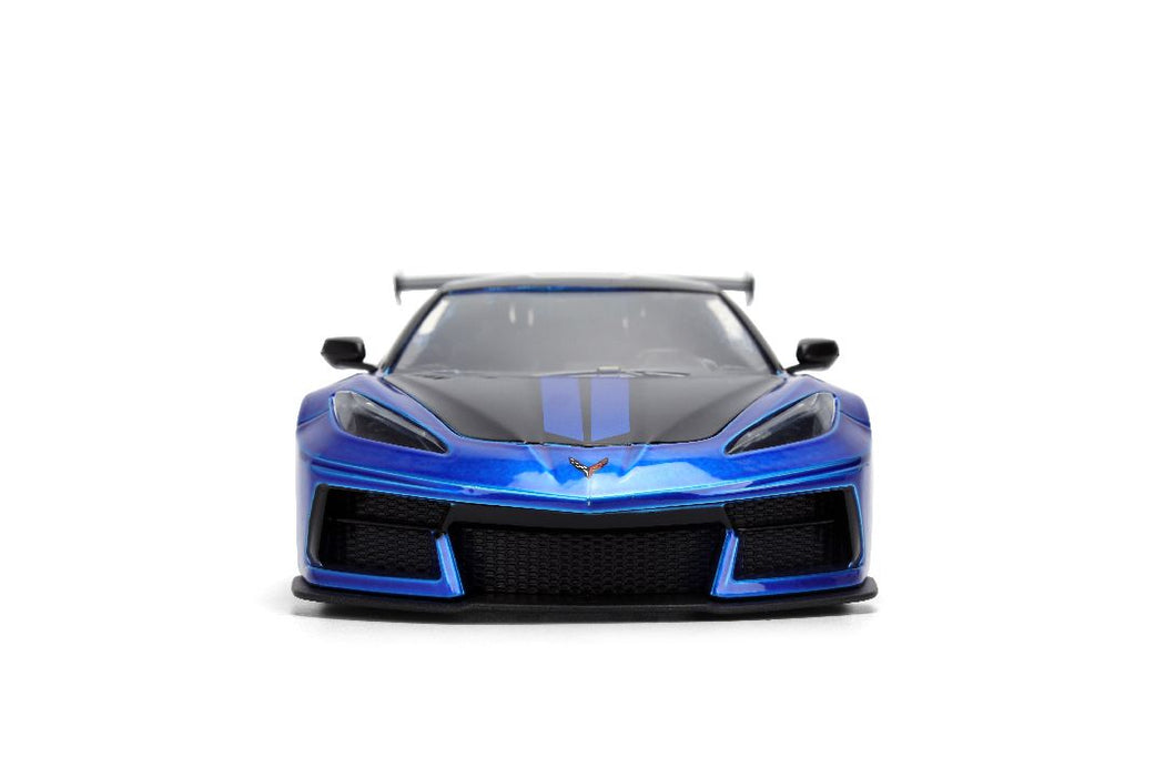 JAD36496 Jada 1/24 "Hyper-Spec" - 2023 Chevy Corvette C8 - Liberty Walk