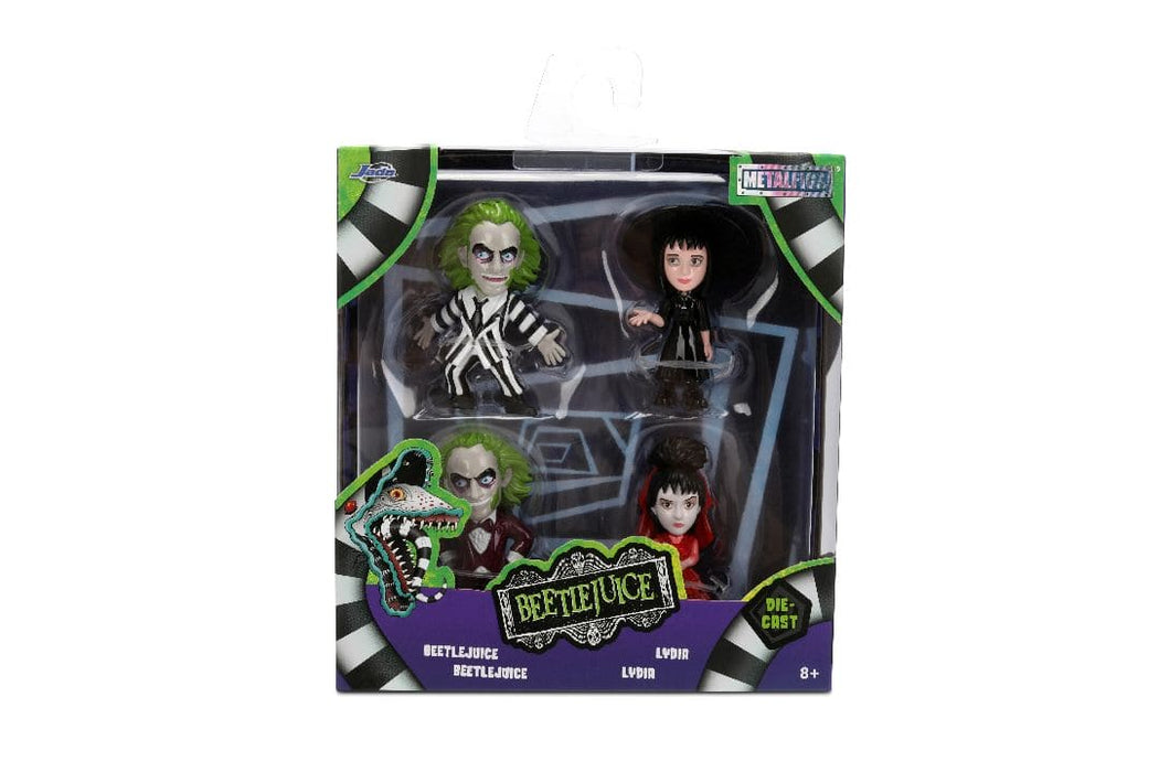 JAD36694 Jada 1.65" Nano Metalfigs - Warner Brothers Beetlejuice 4-Pack
