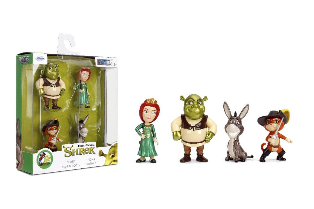 JAD36695 Jada 1.65" Nano Metalfigs - Universal - Shrek 4-Pack