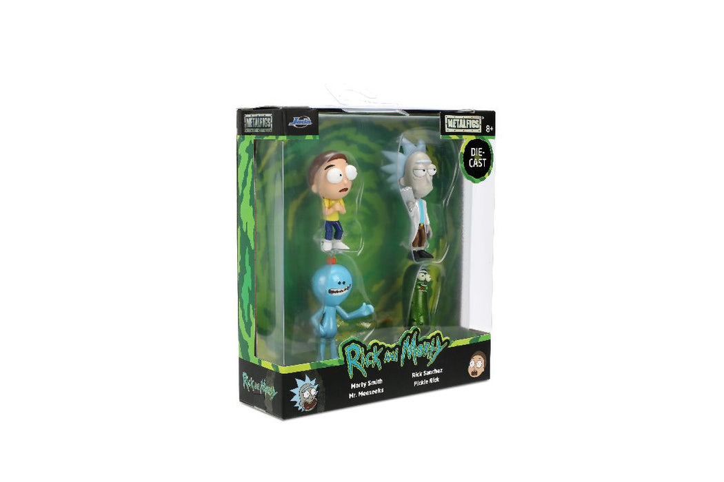 JAD36696 Jada 2.5" Metalfigs - Rick and Morty 4-Pack