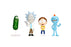 JAD36696 Jada 2.5" Metalfigs - Rick and Morty 4-Pack