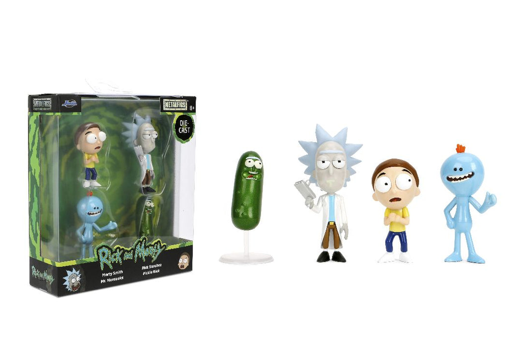 JAD36696 Jada 2.5" Metalfigs - Rick and Morty 4-Pack