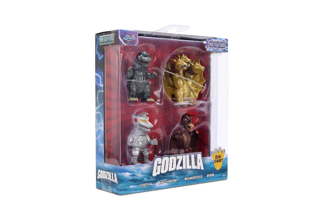 JAD36699 Jada 1.65" Nano Metalfigs - Toho - Godzilla 4-Pack