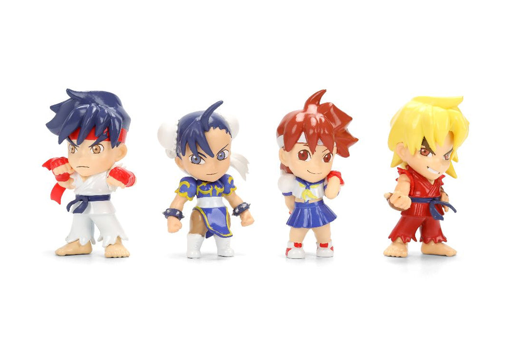 JAD36701 Jada 2.5" Metalfigs - GEM Street Fighter 4-Pack