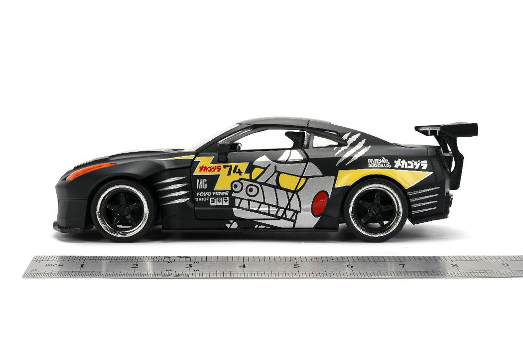 JAD36707 Jada 1/24 "Hollywood Rides" Godzilla, 2009 GT-R (R35) Ben Sopra
