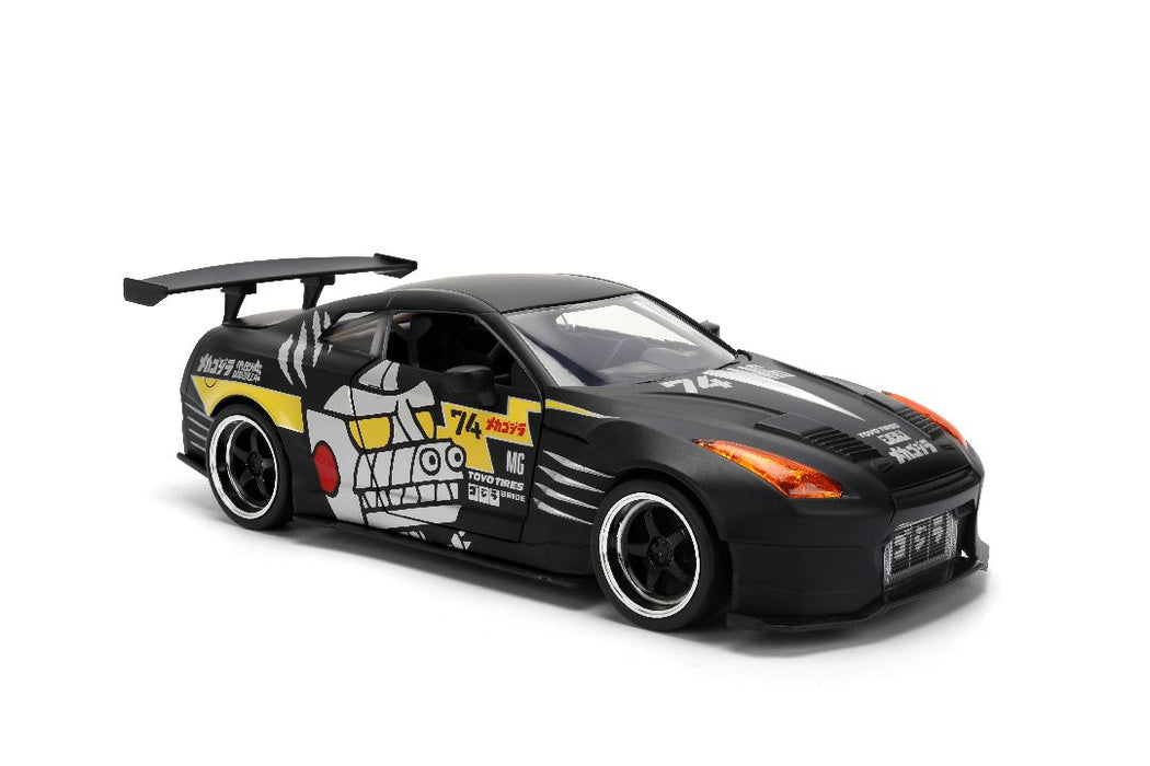JAD36707 Jada 1/24 "Hollywood Rides" Godzilla, 2009 GT-R (R35) Ben Sopra