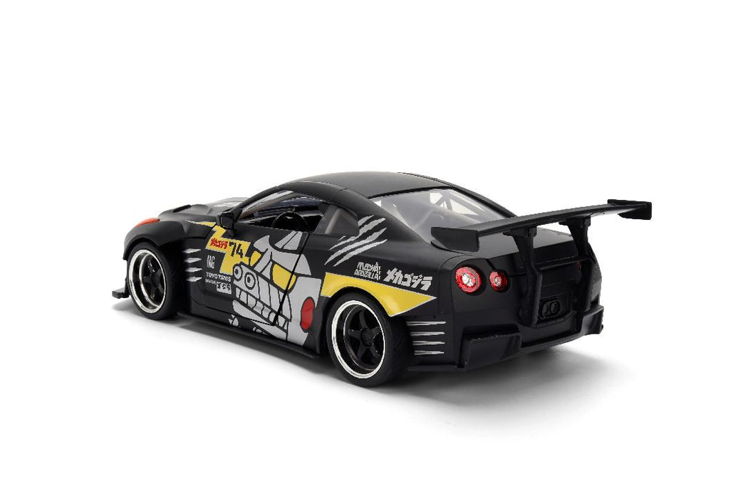 JAD36707 Jada 1/24 "Hollywood Rides" Godzilla, 2009 GT-R (R35) Ben Sopra