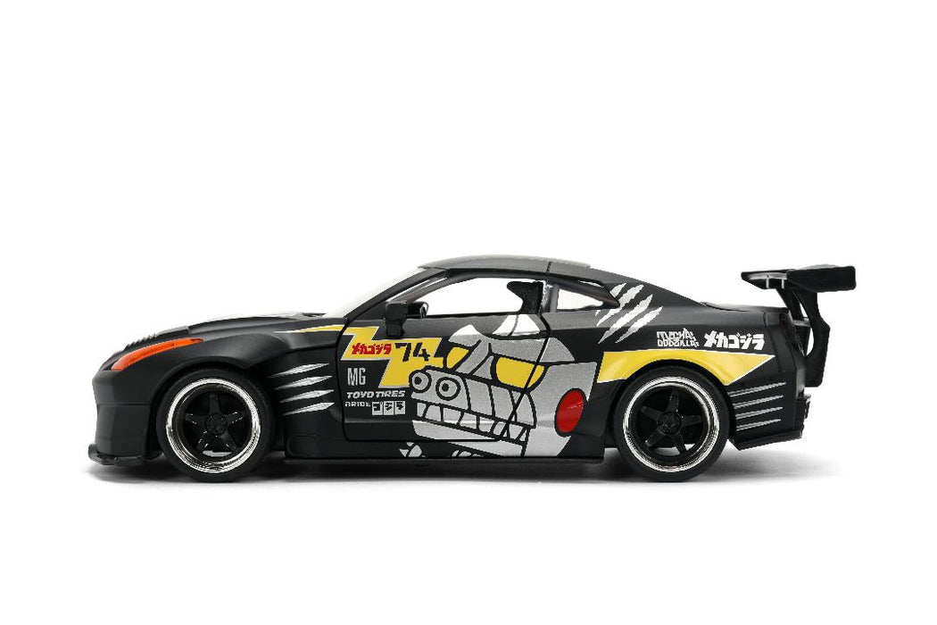 JAD36707 Jada 1/24 "Hollywood Rides" Godzilla, 2009 GT-R (R35) Ben Sopra
