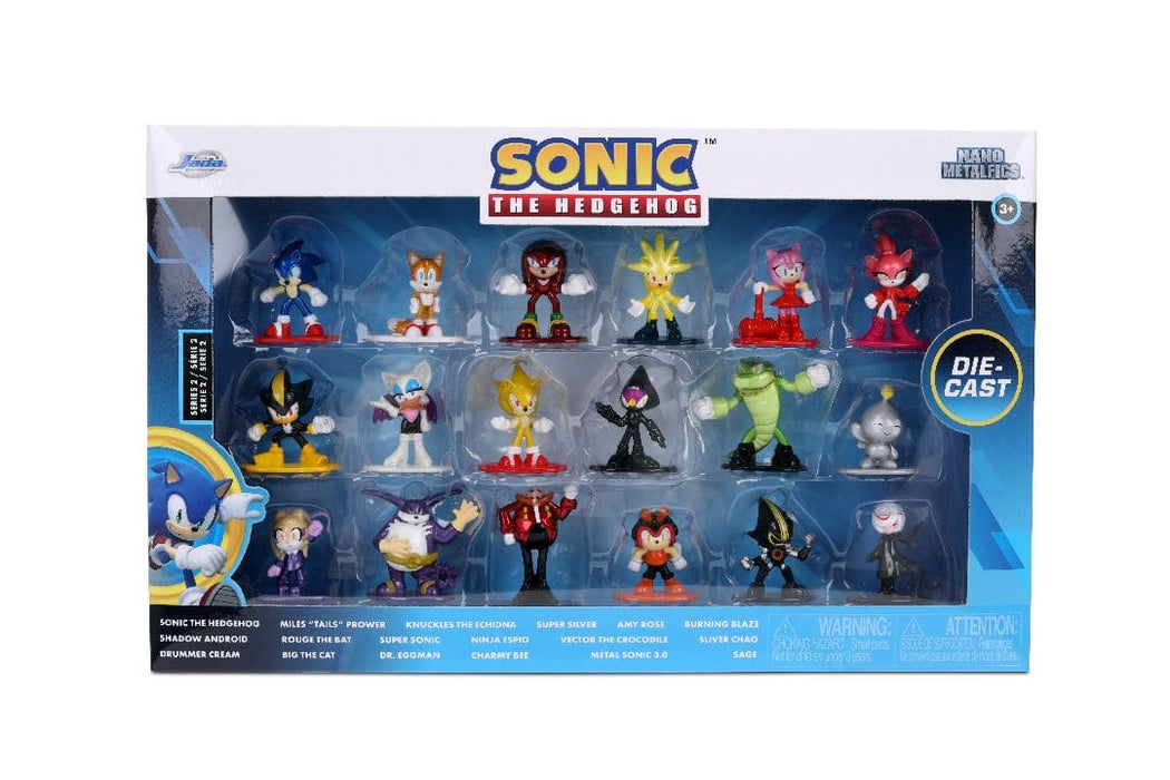 JAD36774 Jada 1.65" Nano Metalfigs - Sonic the Hedgehog 18-Pack Wave 2