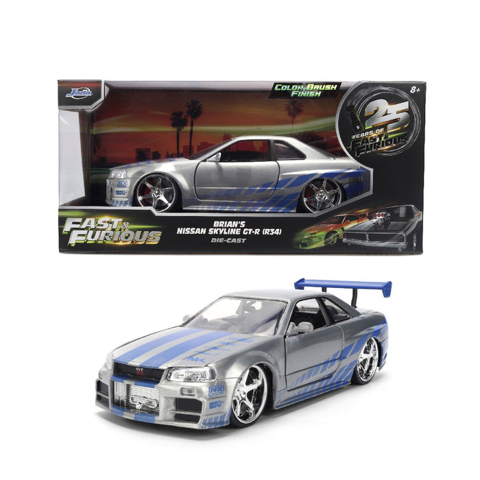 JAD36818 Jada 1/24 "FF 25th" Brian's Nissan Skyline GT-R - Color Brush