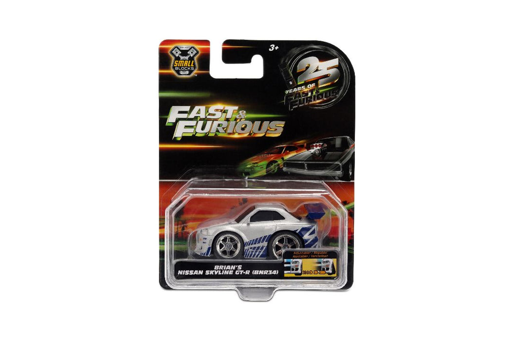 JAD36829 Jada 1/43 SMALL BLOCKS - FF - 1999 Nissan Skyline GT-R (R34)