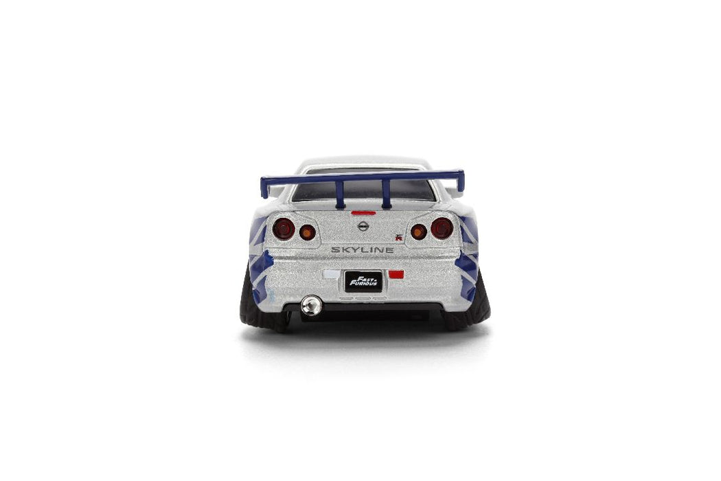 JAD36829 Jada 1/43 SMALL BLOCKS - FF - 1999 Nissan Skyline GT-R (R34)