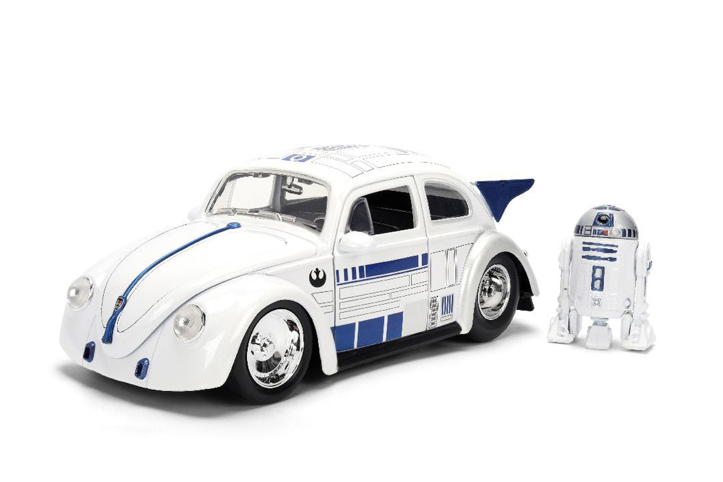 JAD36912 Jada 1/24 "Hollywood Rides" SW - 1959 Drag VW Beetle R2-D2