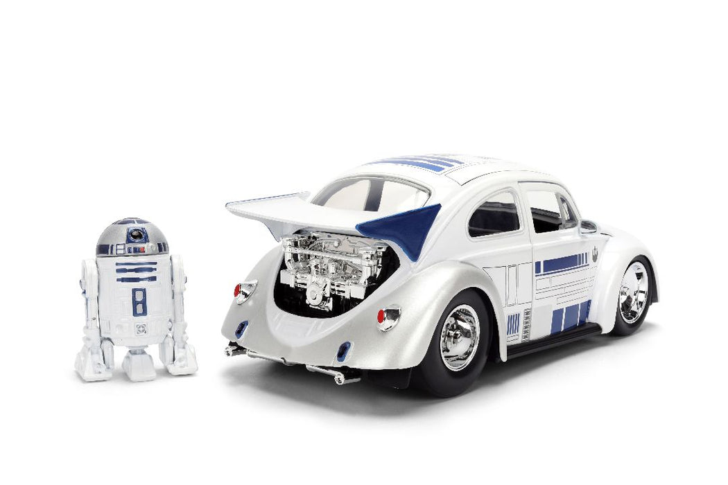 JAD36912 Jada 1/24 "Hollywood Rides" SW - 1959 Drag VW Beetle R2-D2