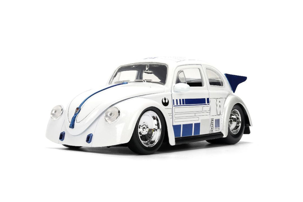 JAD36912 Jada 1/24 "Hollywood Rides" SW - 1959 Drag VW Beetle R2-D2