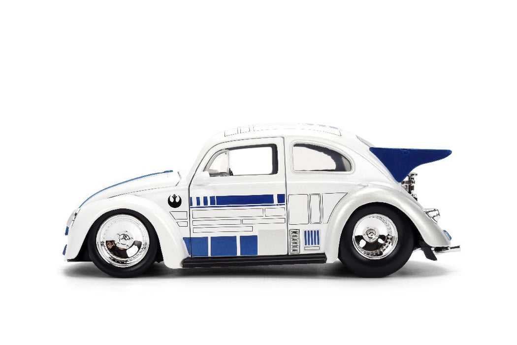 JAD36912 Jada 1/24 "Hollywood Rides" SW - 1959 Drag VW Beetle R2-D2