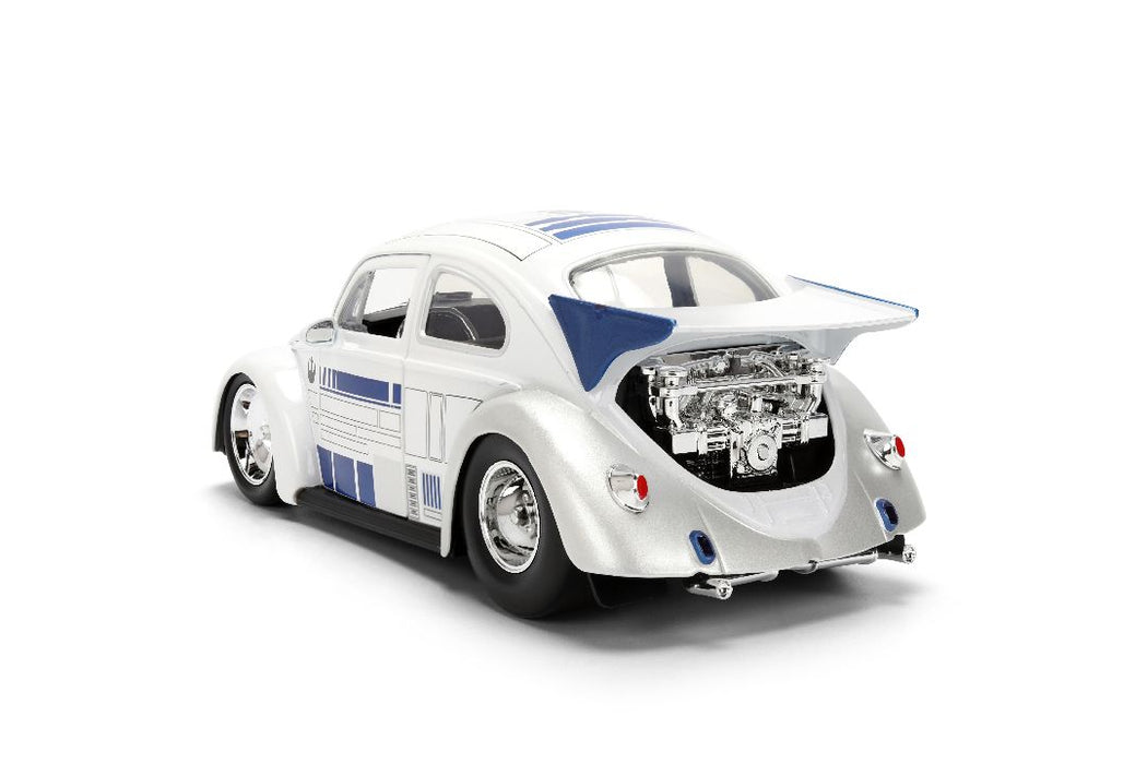 JAD36912 Jada 1/24 "Hollywood Rides" SW - 1959 Drag VW Beetle R2-D2