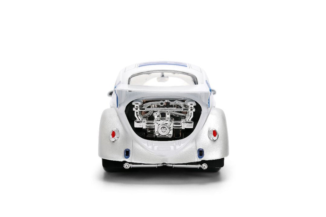 JAD36912 Jada 1/24 "Hollywood Rides" SW - 1959 Drag VW Beetle R2-D2