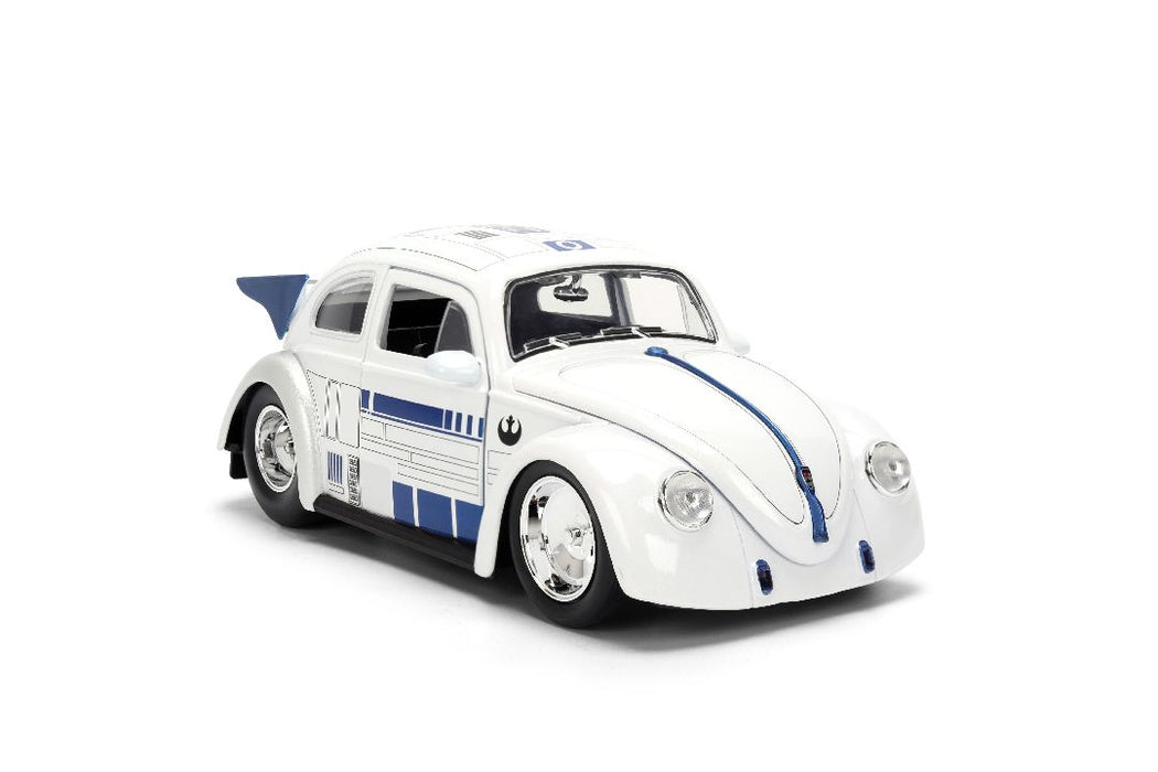 JAD36912 Jada 1/24 "Hollywood Rides" SW - 1959 Drag VW Beetle R2-D2