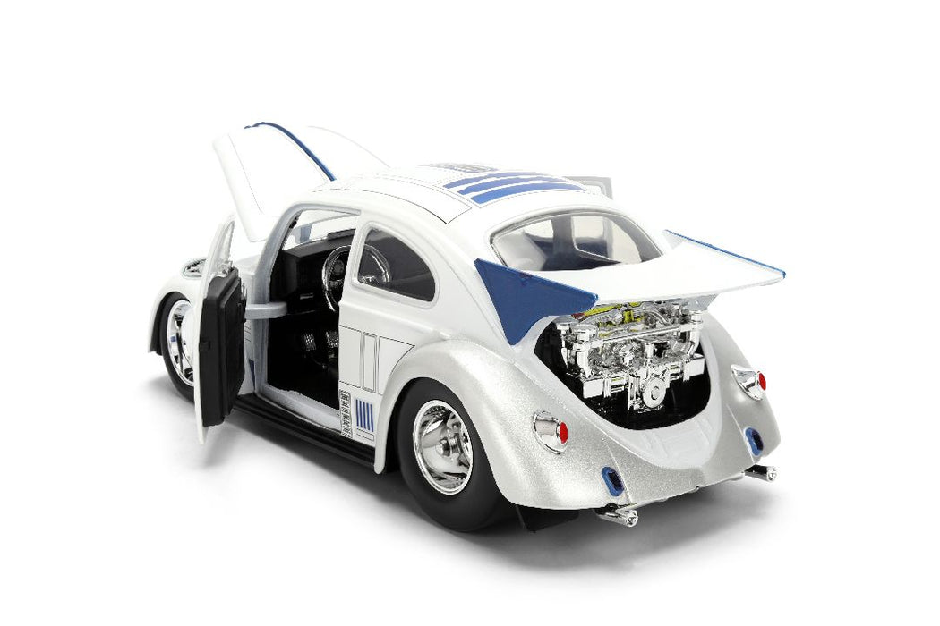 JAD36912 Jada 1/24 "Hollywood Rides" SW - 1959 Drag VW Beetle R2-D2
