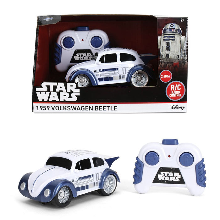 JAD36978 Jada 1/32 "Simple Function" R/C - Star Wars - R2D2 VW Beetle