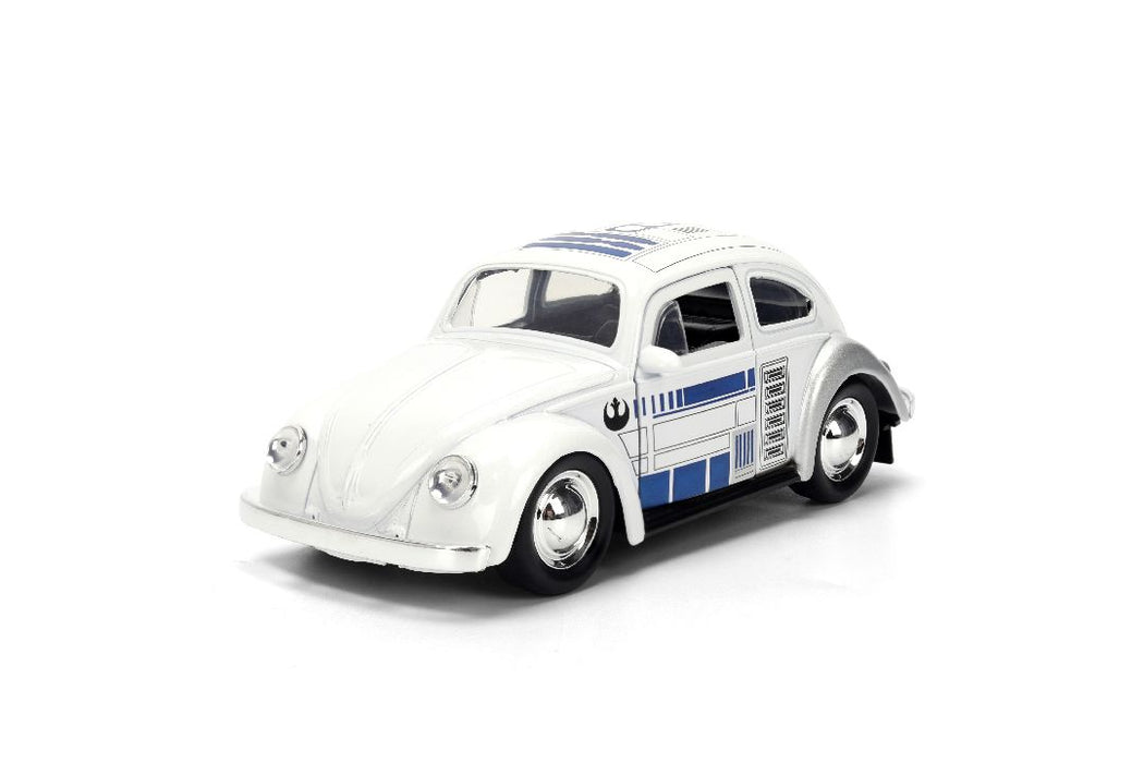 JAD36982 Jada 1/32 "Hollywood Rides" SW - 1959 Drag VW Beetle R2-D2