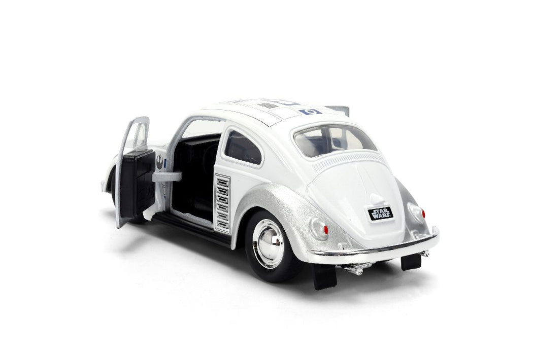 JAD36982 Jada 1/32 "Hollywood Rides" SW - 1959 Drag VW Beetle R2-D2