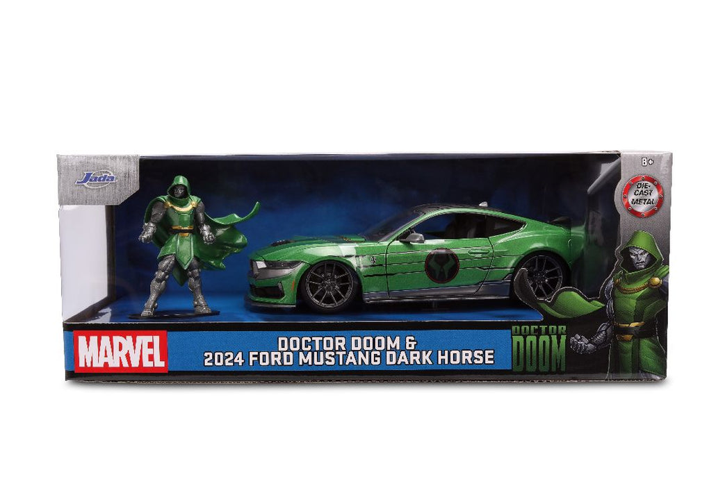 JAD36993 Jada 1/24 HWR - 2024 Ford Mustang Dark Horse W/Dr. Doom