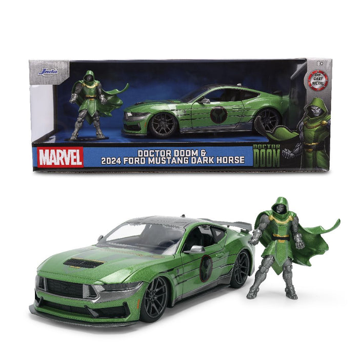 JAD36993 Jada 1/24 HWR - 2024 Ford Mustang Dark Horse W/Dr. Doom