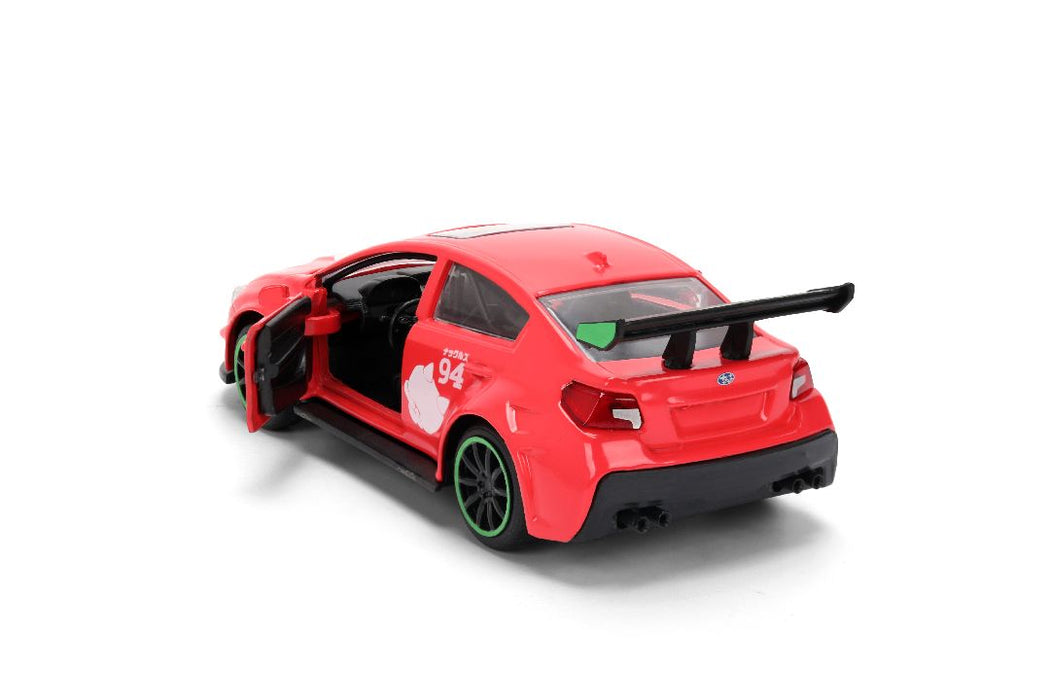 JAD37024 Jada 1/32 "Hollywood Rides" - 2016 WRX STI - Sonic Knuckles