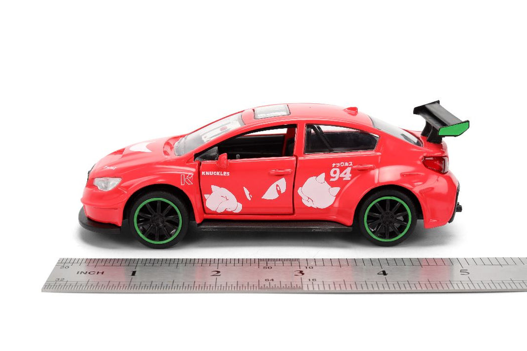 JAD37024 Jada 1/32 "Hollywood Rides" - 2016 WRX STI - Sonic Knuckles