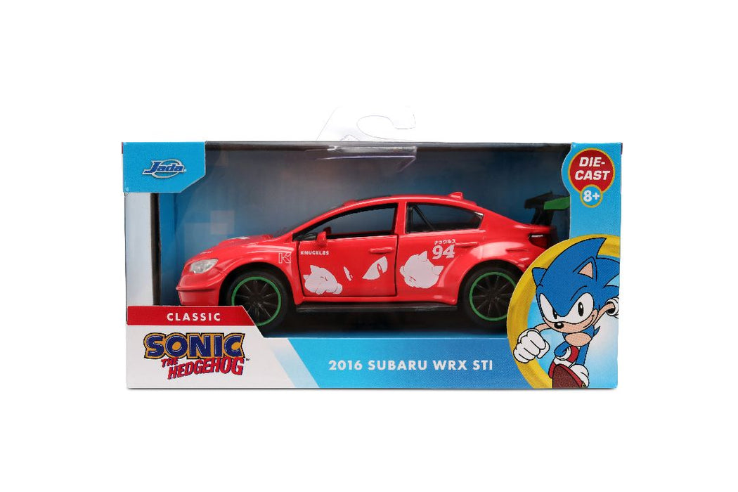 JAD37024 Jada 1/32 "Hollywood Rides" - 2016 WRX STI - Sonic Knuckles